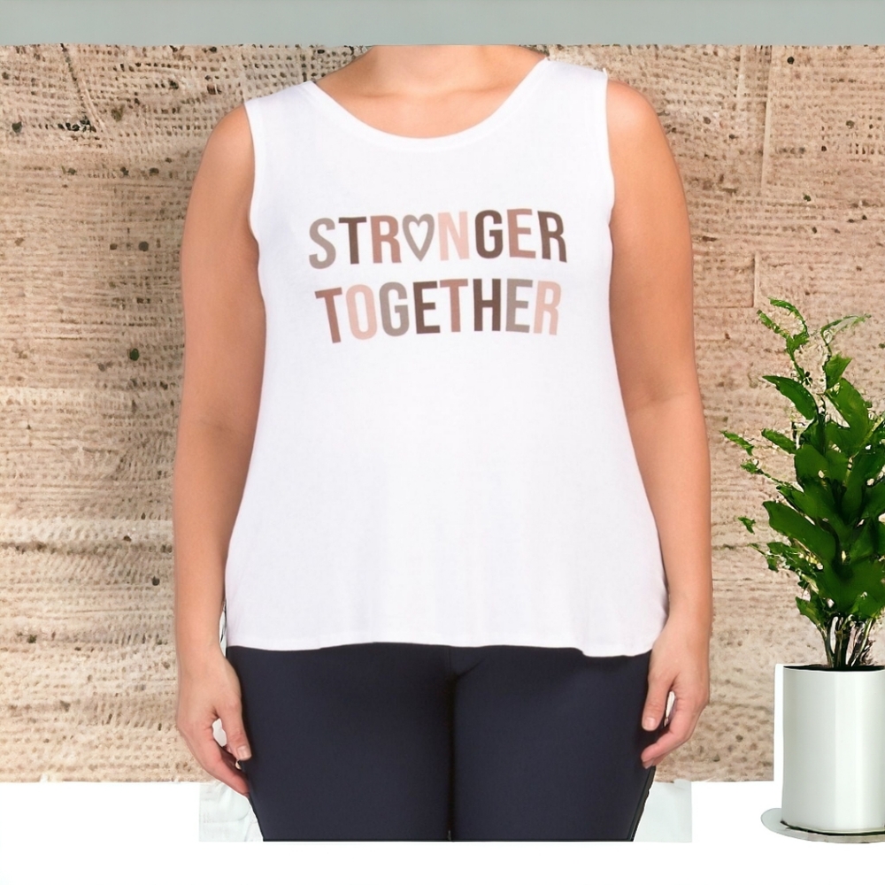 Sleeveless yoga tank women's size 1x